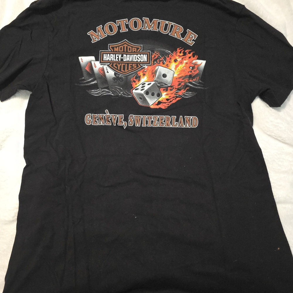Harley-Davidson Black Graphic T-Shirt for Men